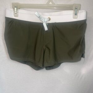 Olive Green Women's Shorts